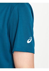 Asics T-Shirt ASICS Fujitrail Logo SS Top Tee Niebieski Regular Fit. Kolor: niebieski