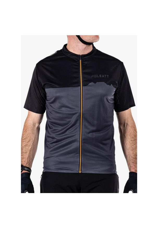 Koszulka rowerowa LEATT Jersey MTB Trail 3.0. Kolor: czarny. Materiał: jersey