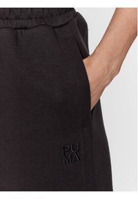 Puma Spodnie dresowe Infuse 621448 Czarny Wide Leg. Kolor: czarny. Materiał: bawełna, dresówka #4