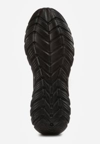 Born2be - Czarne Buty Sportowe Sneakersy Ozdobione Napisem Gallego. Okazja: na co dzień. Kolor: czarny. Wzór: aplikacja, napisy #3