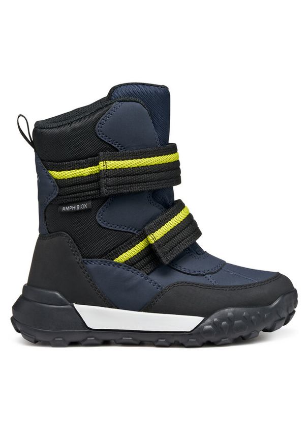 Śniegowce Geox. Kolor: niebieski