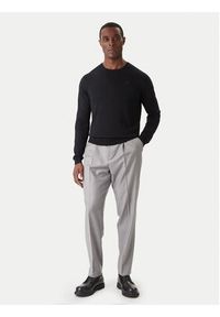 Karl Lagerfeld - KARL LAGERFELD Sweter 655000 554399 Czarny Slim Fit. Typ kołnierza: dekolt w karo. Kolor: czarny. Materiał: wełna #5
