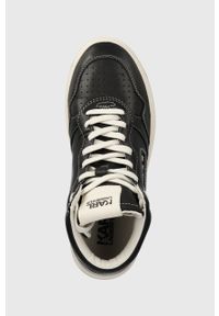 Karl Lagerfeld sneakersy KREW KC kolor czarny KL63050. Nosek buta: okrągły. Zapięcie: sznurówki. Kolor: czarny. Szerokość cholewki: normalna #3