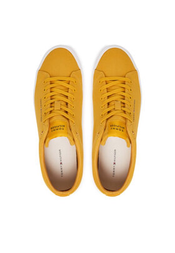 TOMMY HILFIGER - Tommy Hilfiger Tenisówki Harlem Core Ii Cvs FM0FM05817 Żółty. Kolor: żółty. Materiał: materiał