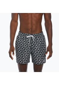 Nike Swim - Szorty kąpielowe męskie Nike Swoosh Link 5" Volley. Kolor: czarny