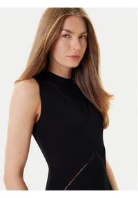 Marciano Guess Sukienka dzianinowa 5YGK18 5876Z Czarny Slim Fit. Kolor: czarny. Materiał: syntetyk #4