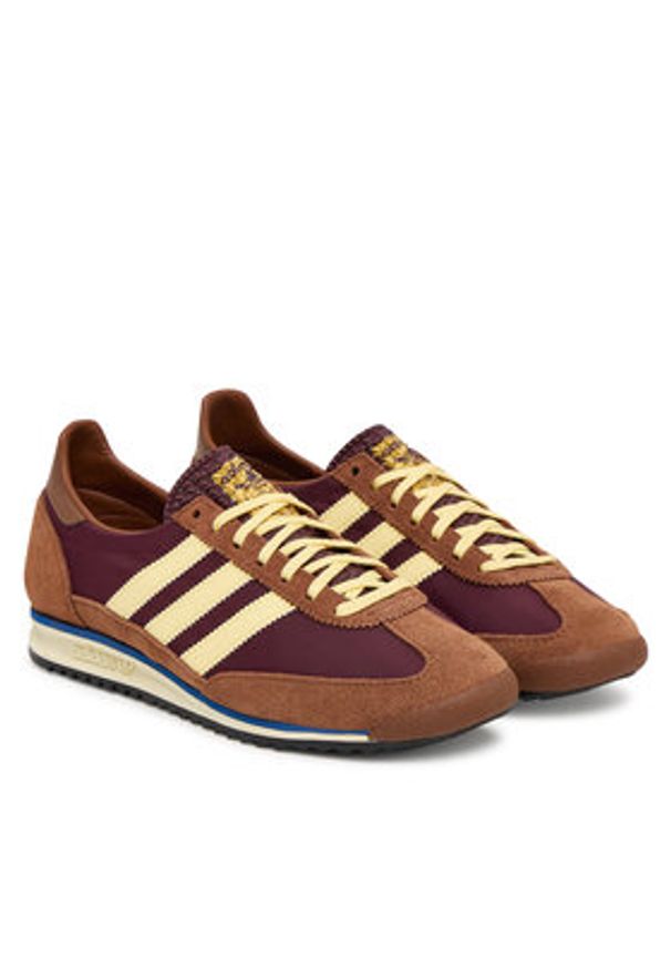 Adidas - adidas Sneakersy SL 72 OG IE3425 Brązowy. Kolor: brązowy. Materiał: zamsz, skóra