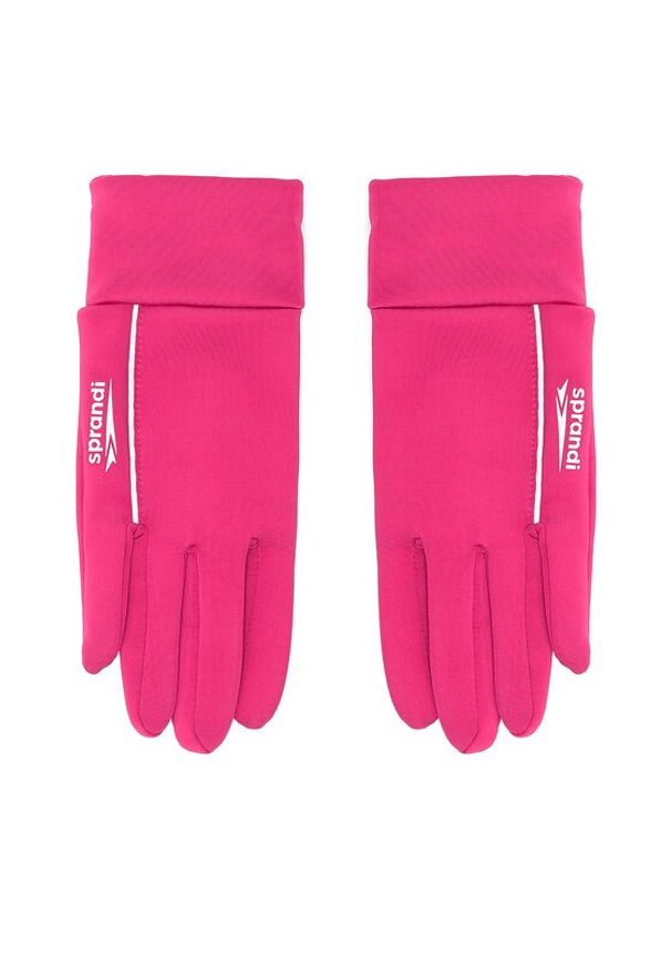 Sprandi Rękawiczki Damskie 0W6-001-AW23 Różowy. Kolor: różowy. Materiał: poliester, materiał