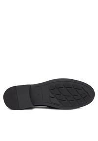 TOMMY HILFIGER - Tommy Hilfiger Loafersy Th Logo Leather Loafer FW0FW08705 Czarny. Kolor: czarny. Materiał: skóra #6