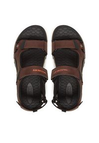 skechers - Skechers Sandały Prewitt-Rigdon 205139/BRBK Brązowy. Kolor: brązowy. Materiał: skóra