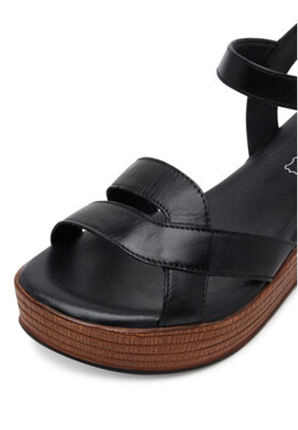 Lasocki Sandały WI16-NYASA-03 Czarny. Kolor: czarny. Materiał: skóra