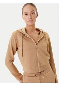 Guess Bluza V5YQ06 KBSL2 Brązowy Regular Fit. Kolor: brązowy. Materiał: syntetyk #5