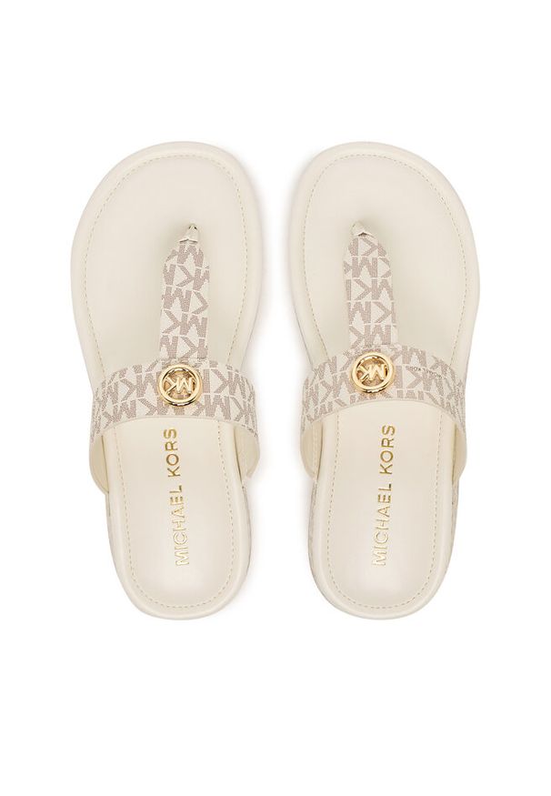 Japonki MICHAEL Michael Kors. Kolor: kremowy