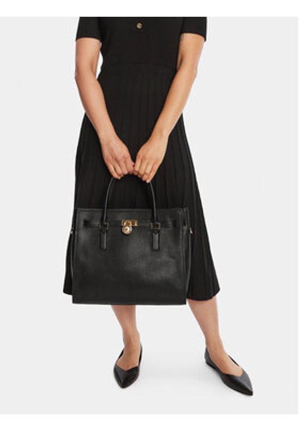 MICHAEL Michael Kors Torebka 30F5GNXS3L Czarny. Kolor: czarny. Materiał: skórzane