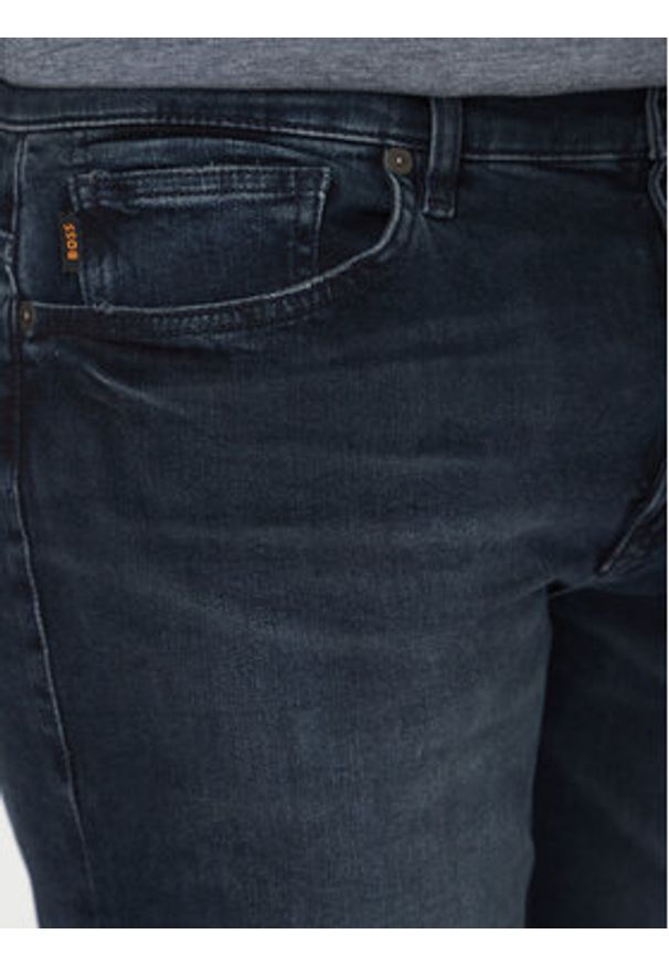 BOSS Jeansy Delaware Bo 50534556 Granatowy Slim Fit. Kolor: niebieski