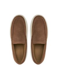 Calvin Klein Półbuty Moccasin Suede HM0HM01794 Brązowy. Kolor: brązowy. Materiał: zamsz, skóra