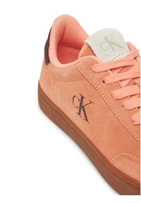 Calvin Klein Jeans Sneakersy Classic Cupsole Mix In YW0YW01767 Pomarańczowy. Kolor: pomarańczowy. Materiał: skóra #4