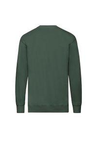 FRUIT OF THE LOOM - Lekka Męska Bluza Z Kapturem. Typ kołnierza: kaptur. Kolor: zielony