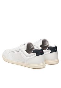 TOMMY HILFIGER - Tommy Hilfiger Sneakersy Lo Pro Cupsole Perf Leather FM0FM05944 Biały. Kolor: biały. Materiał: skóra #5