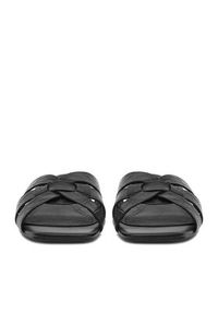 Gino Rossi - GINO ROSSI Klapki C-WS1190-01 Czarny. Kolor: czarny. Materiał: skóra #7
