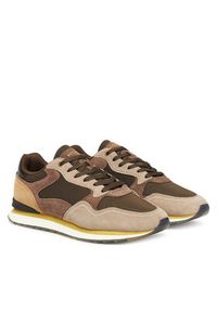 HOFF Sneakersy City Aspen 22502608 Brązowy. Kolor: brązowy. Materiał: skóra, zamsz