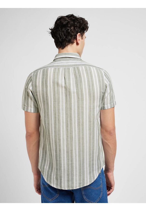 Lee - LEE MĘSKA KOSZULA LEE SS LEESURE SHIRT SUMMIT 112351147