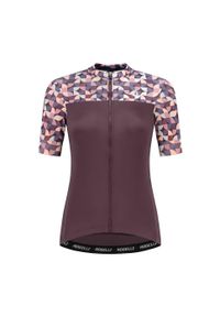 ROGELLI - Damski jersey Rogelli Essential Graphic. Kolor: czerwony, pomarańczowy, brązowy, wielokolorowy. Materiał: jersey. Sport: kolarstwo #2