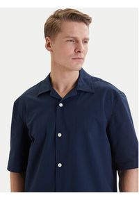 TOMMY HILFIGER - Tommy Hilfiger Koszula MW0MW42645 Granatowy Regular Fit. Kolor: niebieski. Materiał: syntetyk #5