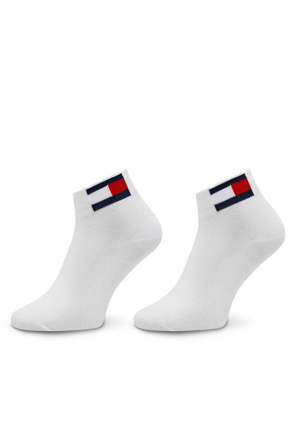Tommy Jeans Zestaw 2 par niskich skarpet unisex 701228223 Biały. Kolor: biały. Materiał: materiał