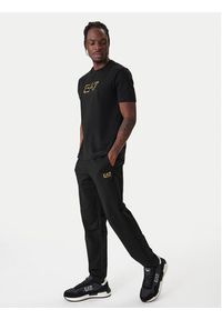 EA7 Emporio Armani Spodnie dresowe 8NPP65 PJVRZ MC004 Czarny Regular Fit. Kolor: czarny. Materiał: bawełna #2