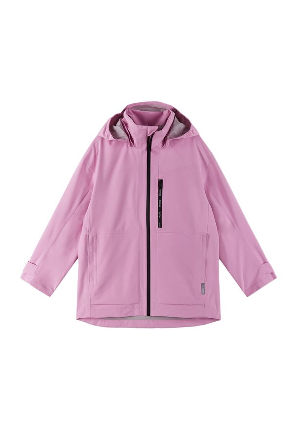 Kurtka przeciwdeszczowa dziecięca Reima Kuhmo. Kolor: różowy