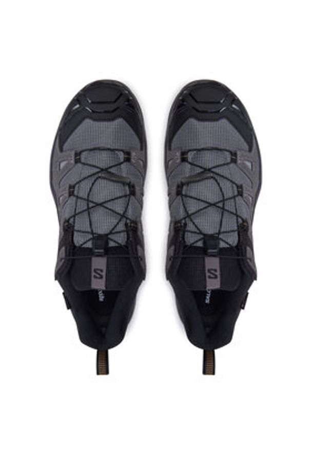 salomon - Salomon Trekkingi X Ultra 360 Leather Gore-Tex L47571400 Szary. Kolor: szary. Materiał: materiał. Technologia: Gore-Tex. Sport: turystyka piesza