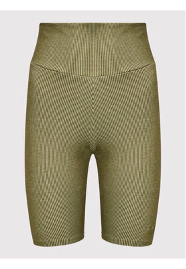 Adidas - adidas Kolarki 2 Colored Rib HF2105 Zielony Slim Fit. Kolor: zielony. Materiał: bawełna, syntetyk