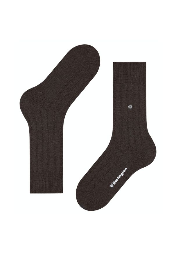 Skarpetki Burlington Dover. Kolor: brązowy