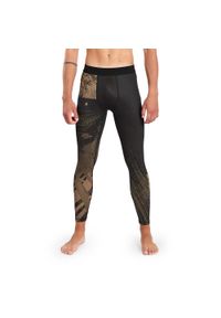 VENUM - Legginsy treningowe męskie Venum Gorilla Jungle Spats. Kolor: czarny, wielokolorowy, beżowy