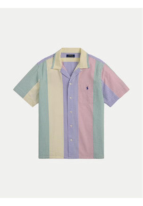 Polo Ralph Lauren Koszula 710964421001 Kolorowy Classic Fit. Typ kołnierza: polo. Materiał: bawełna. Wzór: kolorowy