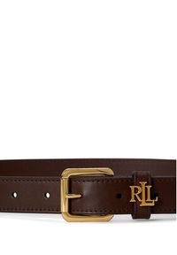 Lauren Ralph Lauren - LAUREN RALPH LAUREN Pasek 412968763013 Brązowy. Kolor: brązowy. Materiał: skóra #3