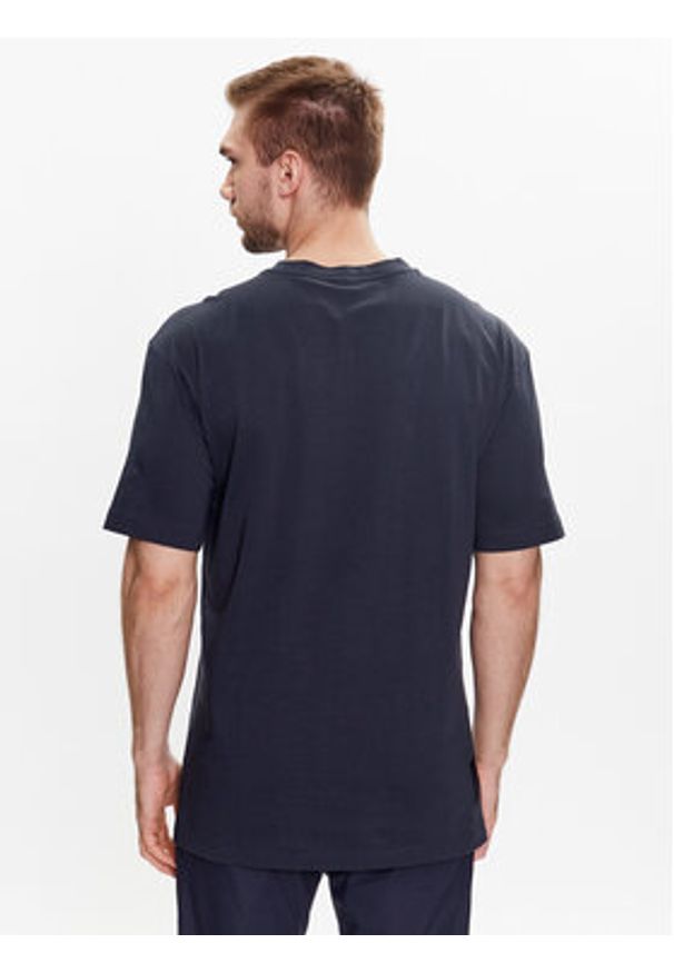 BOSS - Boss T-Shirt Talboa Aj 1 50488834 Granatowy Relaxed Fit. Kolor: niebieski. Materiał: bawełna
