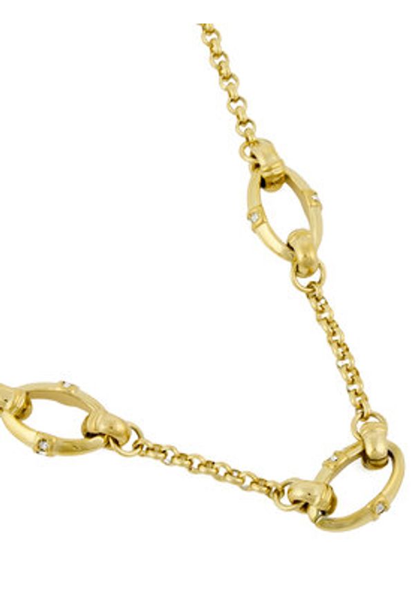 Guess Naszyjnik JUBN05 167JW Złoty. Materiał: metalowe. Kolor: złoty