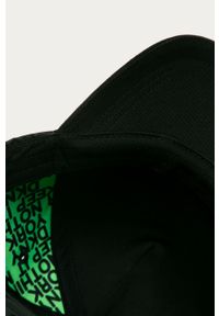DKNY - Dkny - Czapka. Kolor: czarny. Materiał: tkanina, bawełna. Wzór: nadruk #2