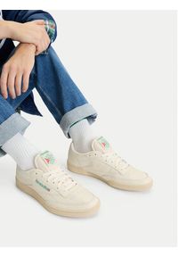 Reebok Sneakersy EO-CLUB C 85 VINTAGE 100000317 Écru. Materiał: skóra. Model: Reebok Club #2