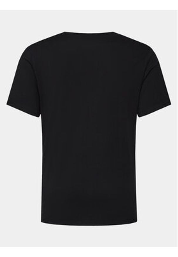 Mustang Komplet 2 t-shirtów 1014663 Czarny Regular Fit. Kolor: czarny. Materiał: bawełna