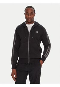 Adidas - adidas Bluza Holiday 3-Stripes JM1695 Czarny Regular Fit. Kolor: czarny. Materiał: bawełna
