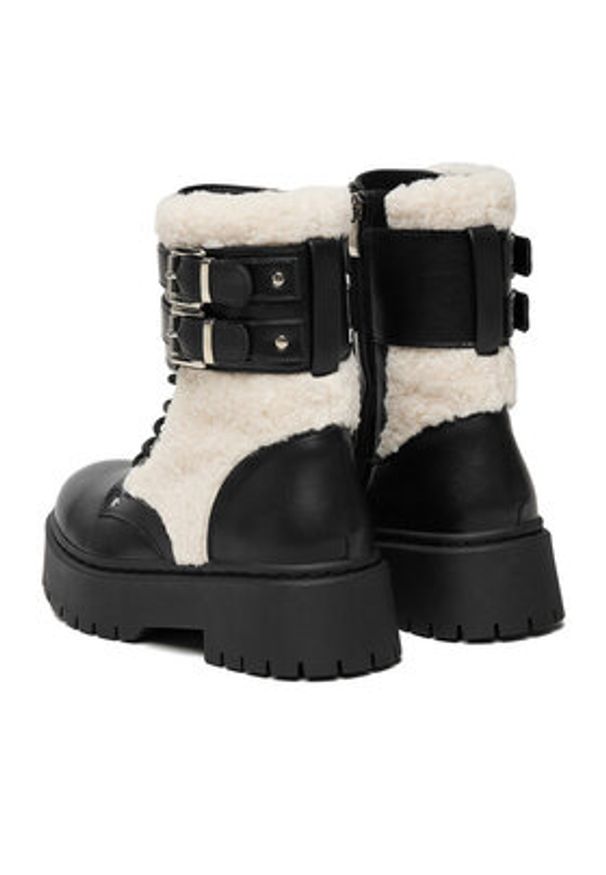 DeeZee Trzewiki 13123-2 Czarny. Kolor: czarny. Materiał: materiał, syntetyk