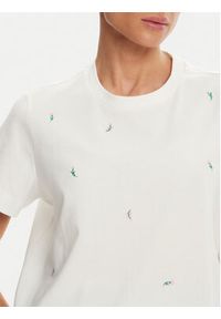Vero Moda T-Shirt 10325318 Biały Regular Fit. Kolor: biały. Materiał: bawełna #5