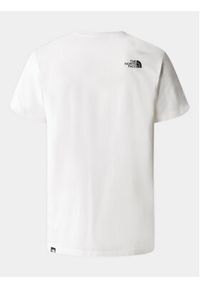 The North Face T-Shirt Simple Dome NF0A87NG Biały Regular Fit. Kolor: biały. Materiał: bawełna