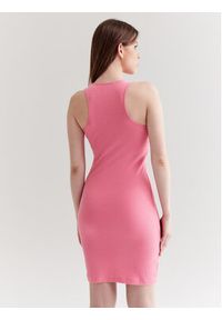 Americanos Sukienka dzianinowa Barbados Różowy Skinny Fit. Kolor: różowy. Materiał: bawełna, dzianina #4