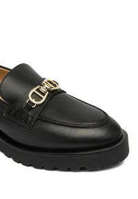 Aigner Loafersy 1252140 Czarny. Kolor: czarny. Materiał: skóra