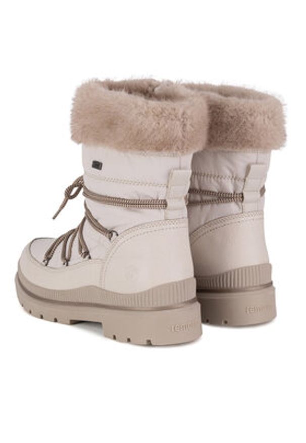 Remonte Botki D0C81-80 Beżowy. Kolor: beżowy. Materiał: skóra