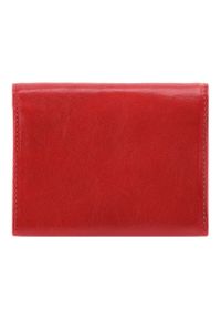 Wittchen - Damski portfel skórzany z herbem na napę czerwony. Kolor: czerwony. Materiał: skóra. Wzór: aplikacja #4
